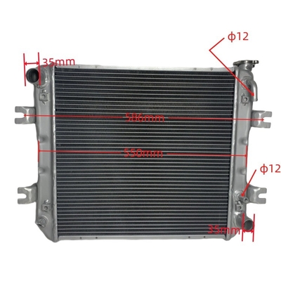 6.7KG Peso Radiatore idraulico N160-334000-001 per carrelli elevatori Hangcha CPCD30 N serie