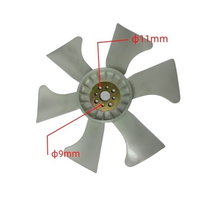 Prodotti alimentari bevande parti di carrello elevatore radiatore ventola lama di plastica per ISUZU 4JG2 8-94483-894-0