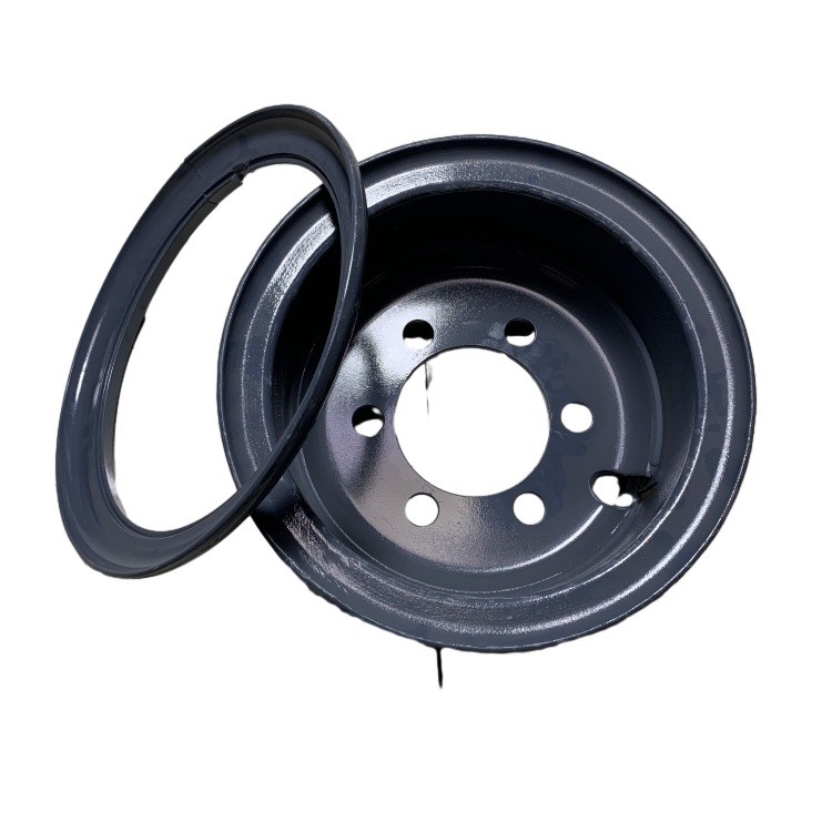 Apparecchiature per impianti di produzione 2 pezzi 7.00T-15 Ringi di ruote in acciaio per pneumatici 28x9-15