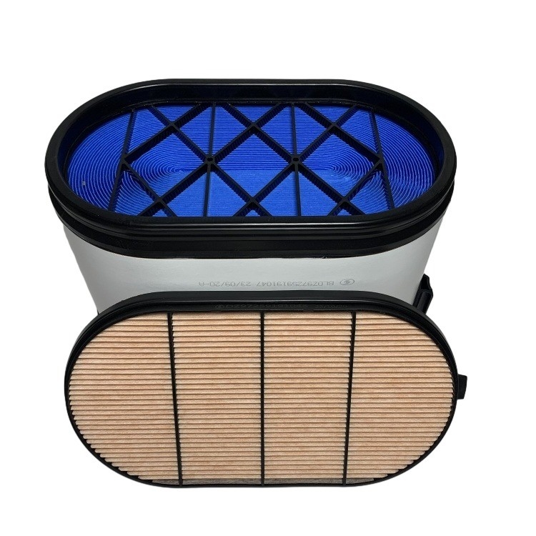 Filtro d'aria a lunga durata e al nido di miele per SHACMAN x3000 DZ97259191047 DZ97259191048