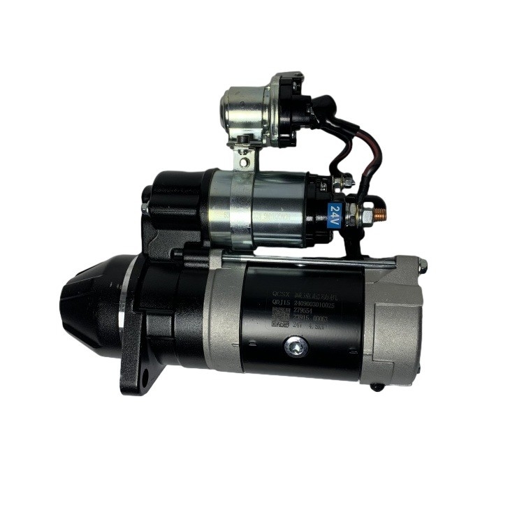 Top- 24V 4.5KW Starter QDJ2519E-P per QUANCHAI Parti di motore diesel 495/498/4C5/4C6 2409003010025